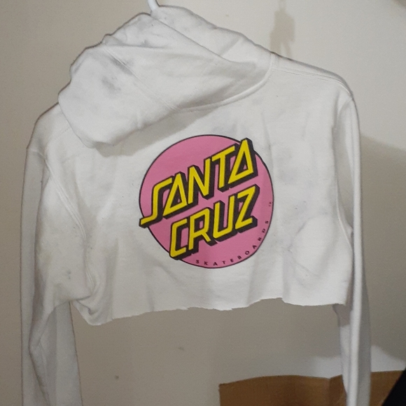 Cropped santa Cruz hoodie - Picture 2 of 3